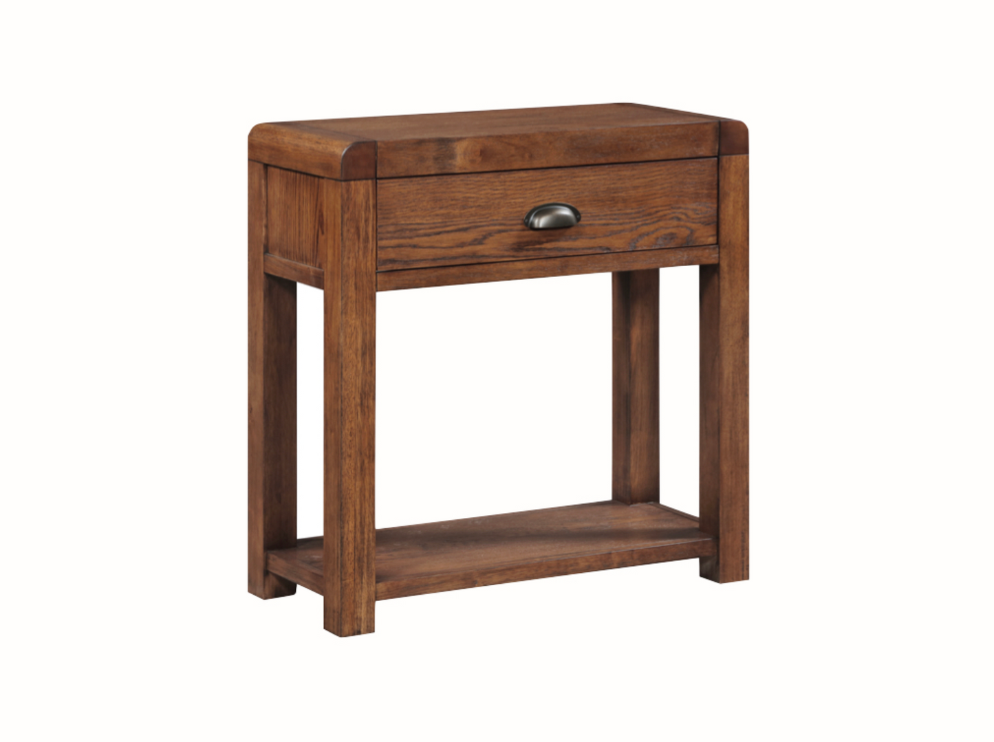 Oakridge Dark Oak 1 Drawer Hall Table Dining Room / Sideboards and Cabinets Sheffield Discount Furniture
