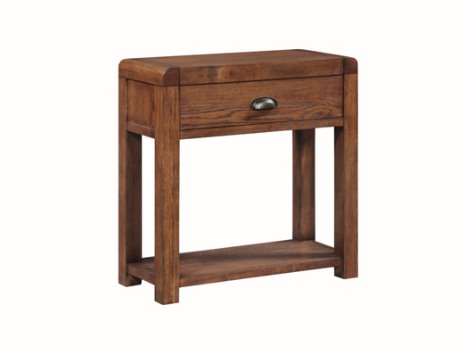 Oakridge Dark Oak 1 Drawer Hall Table Dining Room / Sideboards and Cabinets Sheffield Discount Furniture