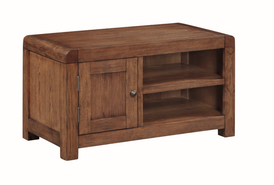 Oakridge Dark Oak Small TV Unit Dining Room / Sideboards and Cabinets Sheffield Discount Furniture