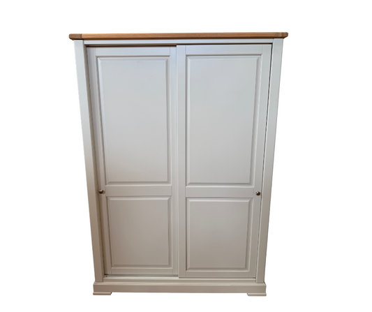 Olive Sliding 2-Door Wardrobe