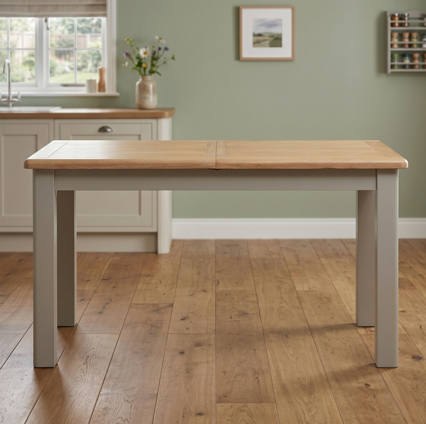 Windermere 140cm Butterfly Extendable Dining Table