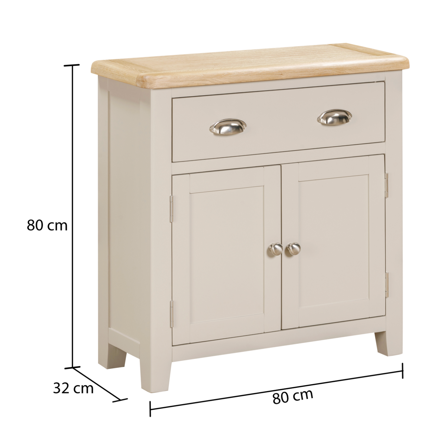 Windermere 1 Drawer 2 Door Compact Sideboard