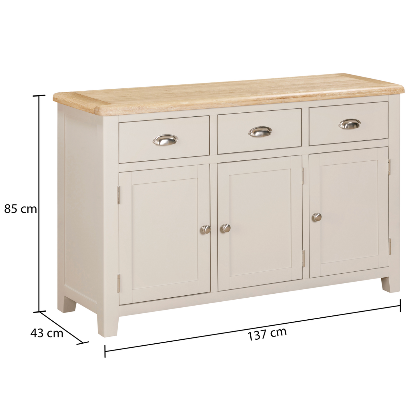Windermere 3 Door Sideboard