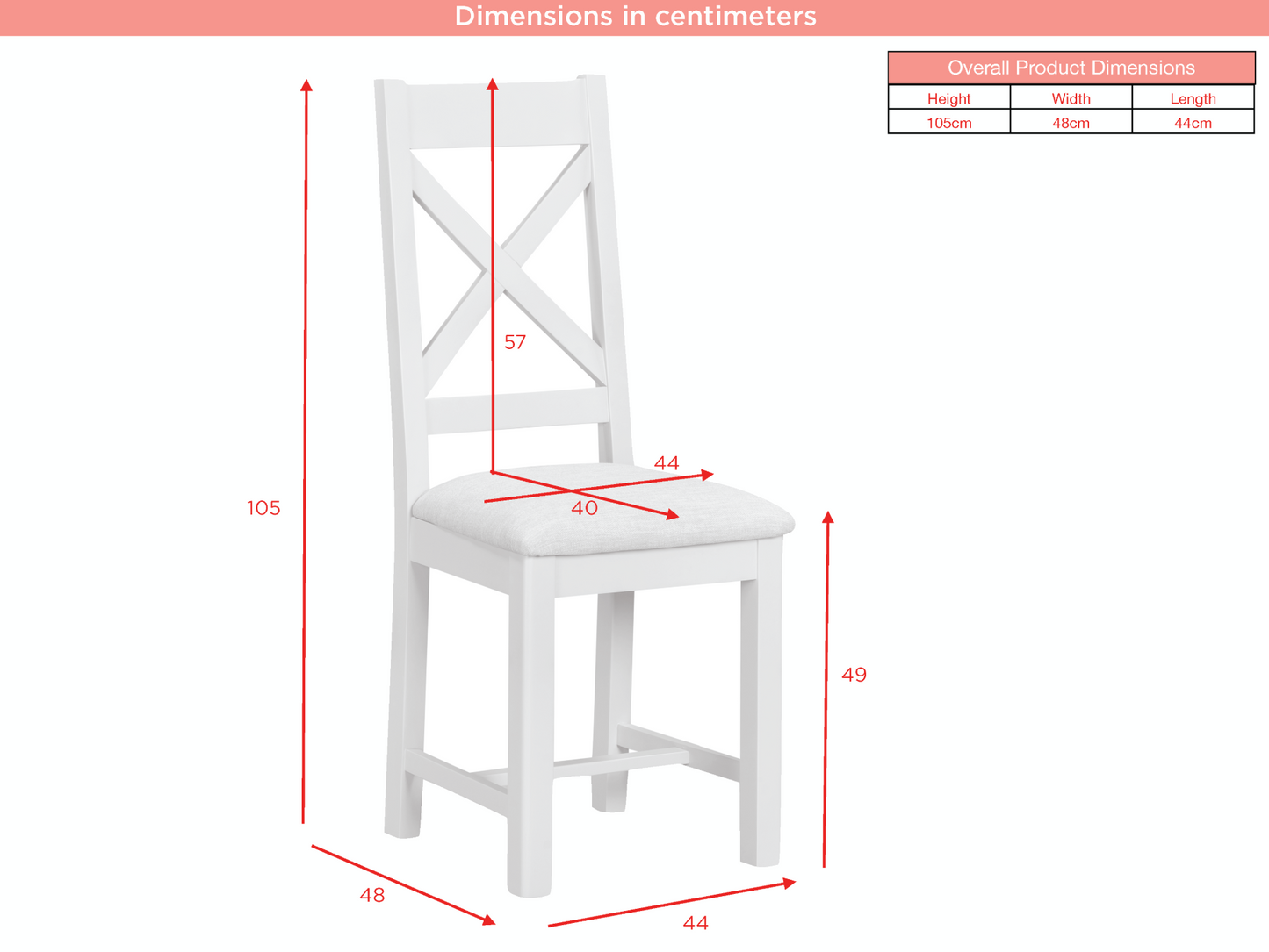 Windermere Cross Back Dining Chair
