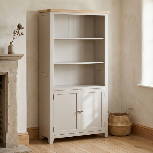 Windermere 2 Door Tall Wide Bookcase