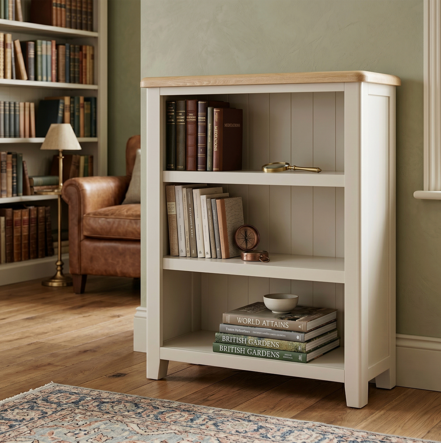 Windermere Wide Low Bookcase