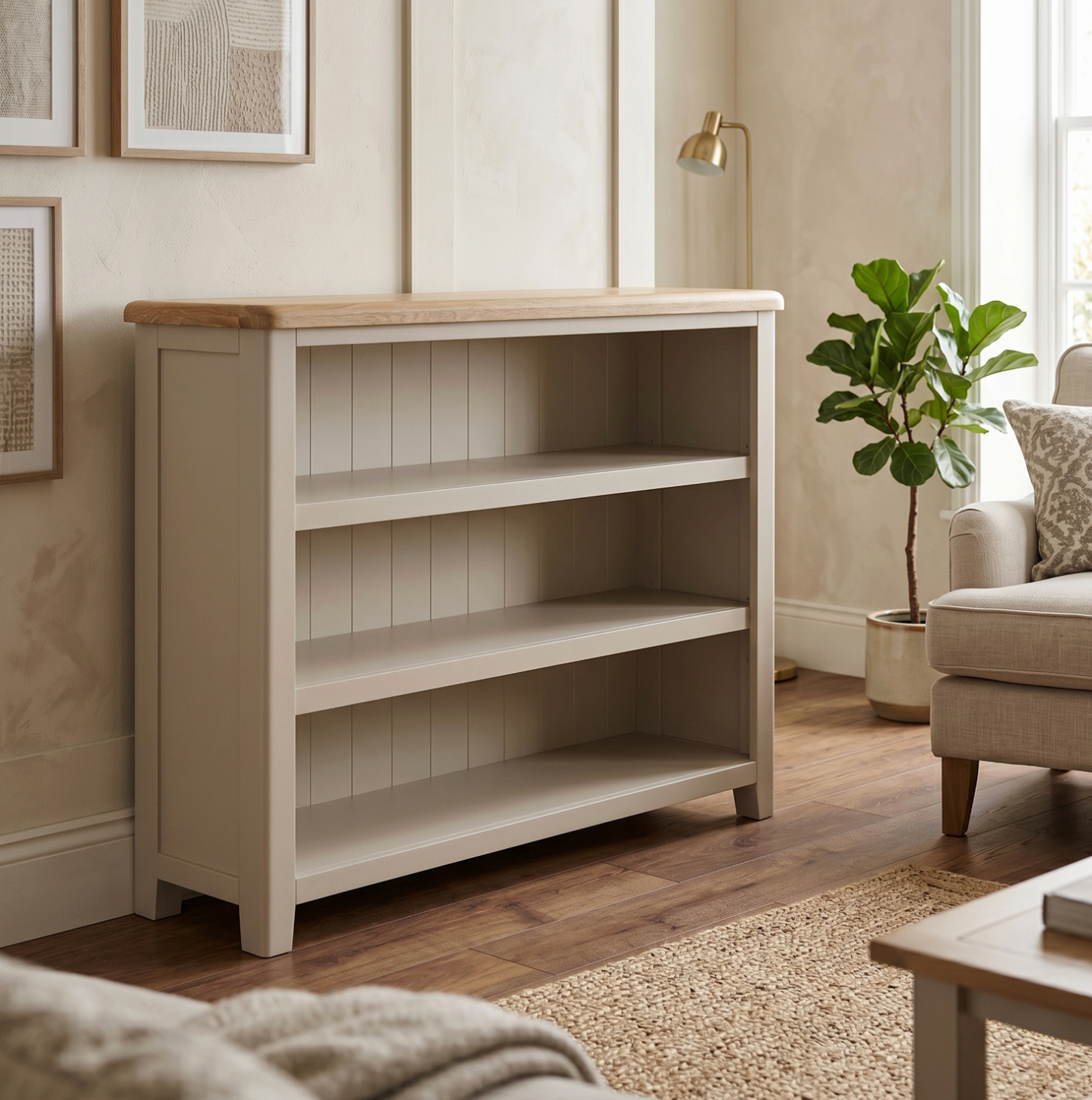 Windermere Wide Low Bookcase