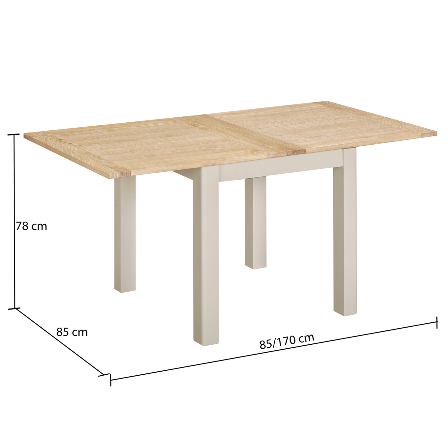 Windermere Extendable Square Dining Table