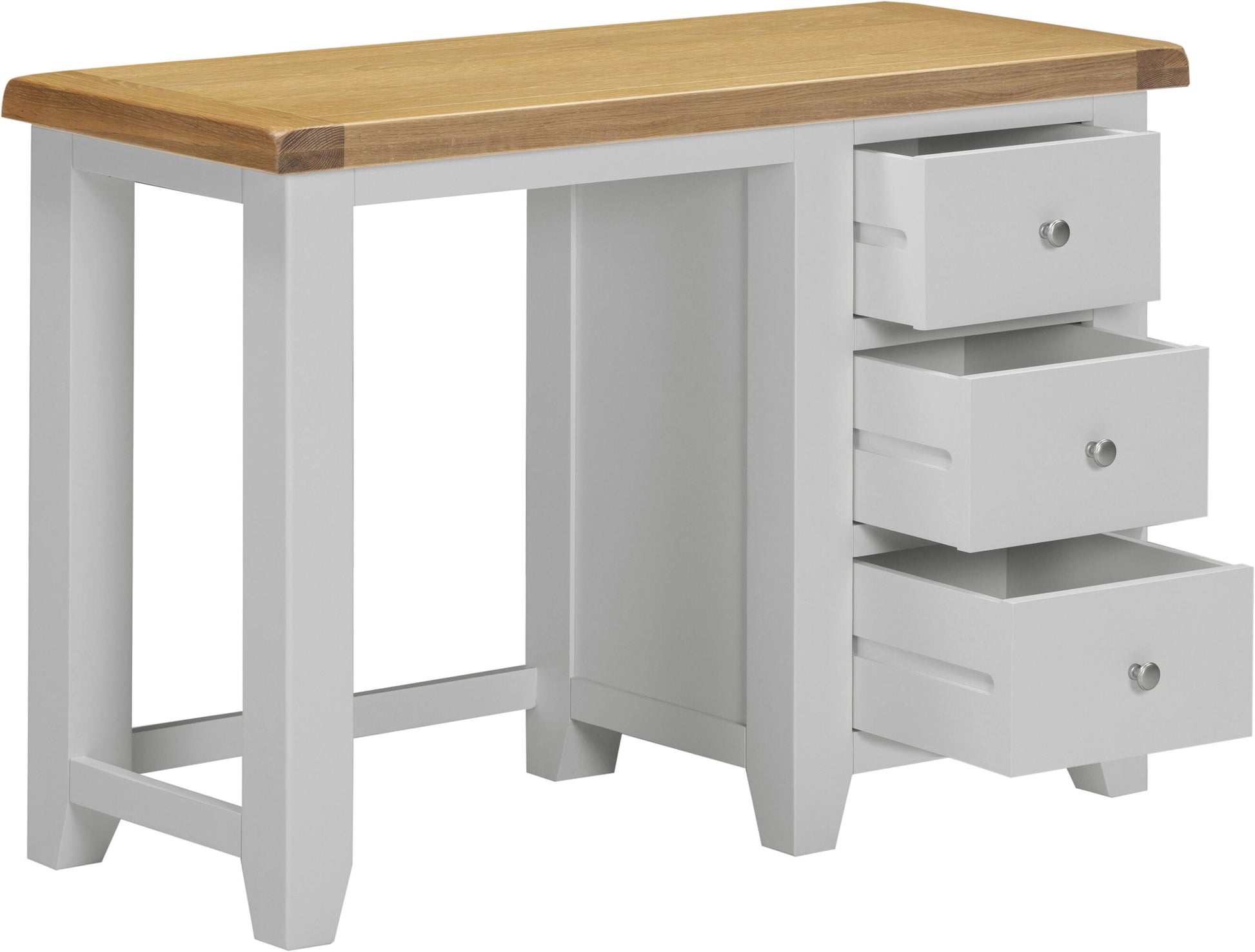 Windi 3-Drawer Dressing Table Set (Grey/Ivory/Oak) Bedroom / Dressing Tables Sheffield Discount Furniture