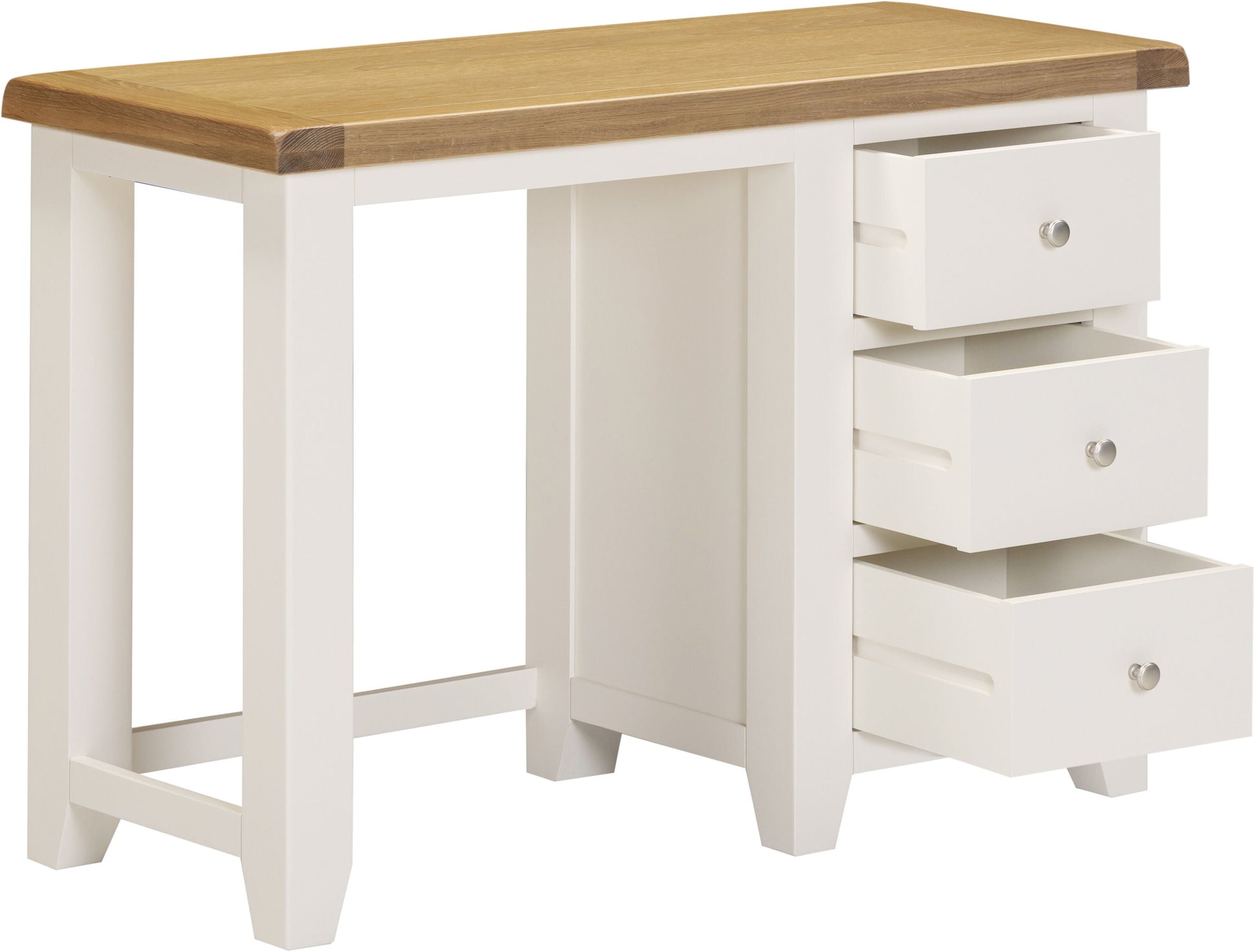 Windi 3-Drawer Dressing Table Set (Ivory/Oak/Grey) Bedroom / Dressing Tables Sheffield Discount Furniture