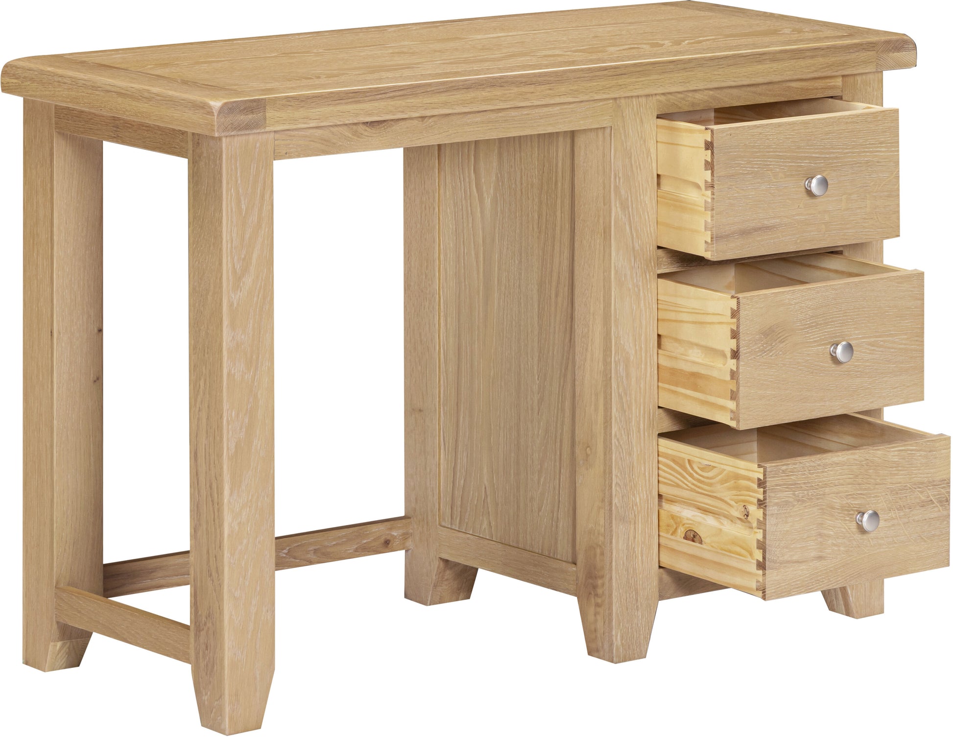 Windi 3-Drawer Dressing Table Set (Oak/Ivory/Grey) Bedroom / Dressing Tables Sheffield Discount Furniture
