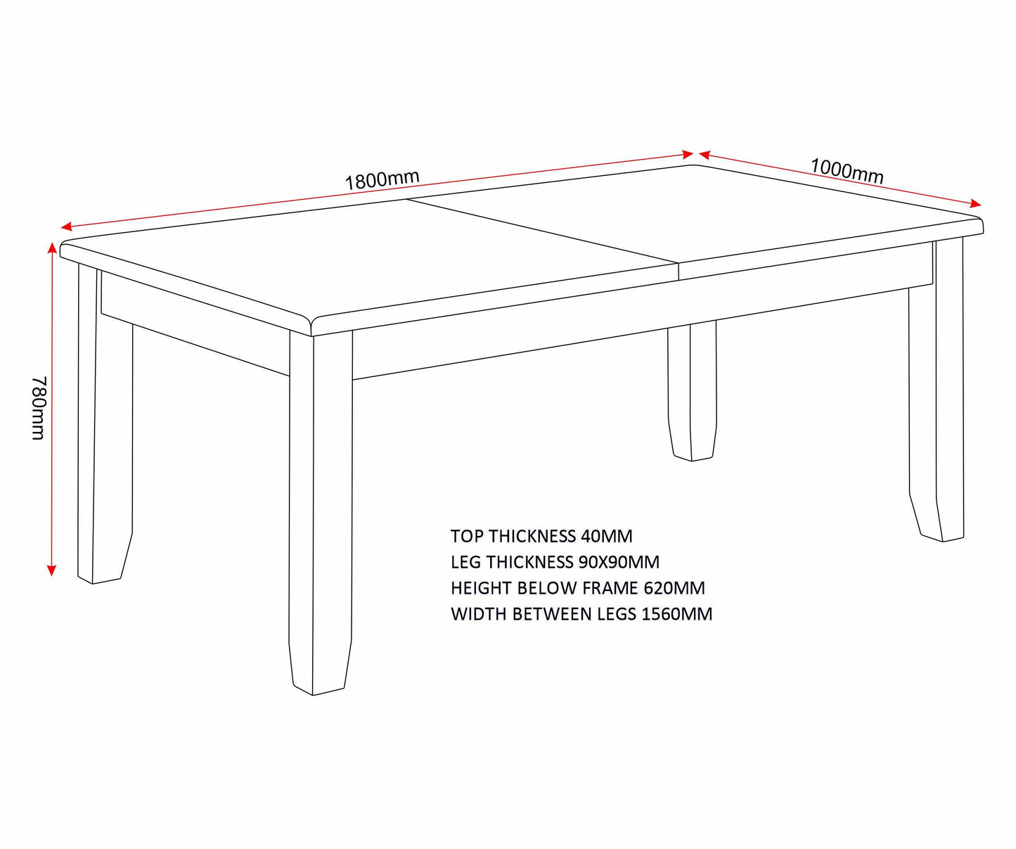 Windi Large Extending Dining Table (Ivory/Oak/Grey)