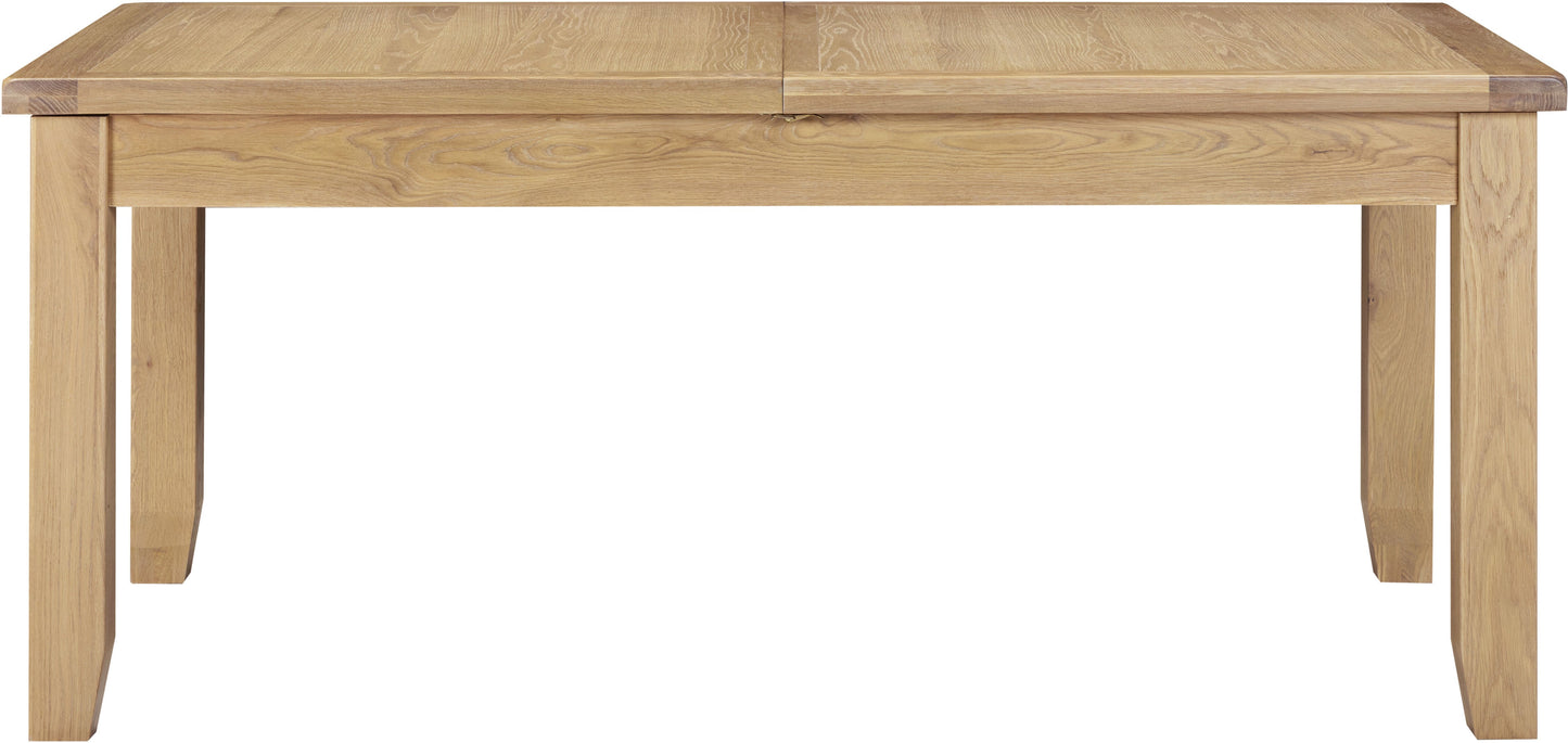 Windi Large Extending Dining Table (Ivory/Oak/Grey)