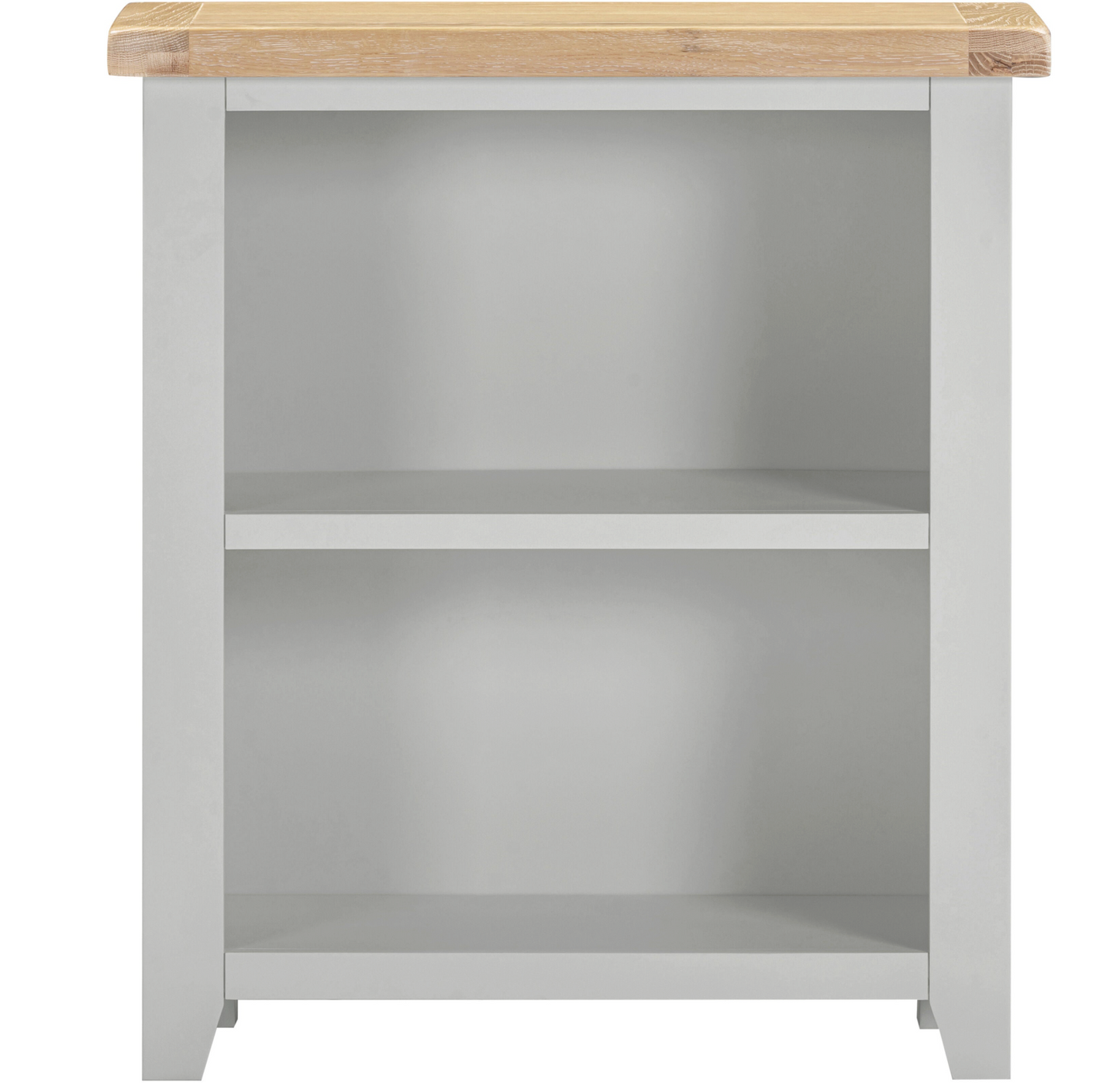 Windi Low Bookcase (Grey/Oak/Ivory)
