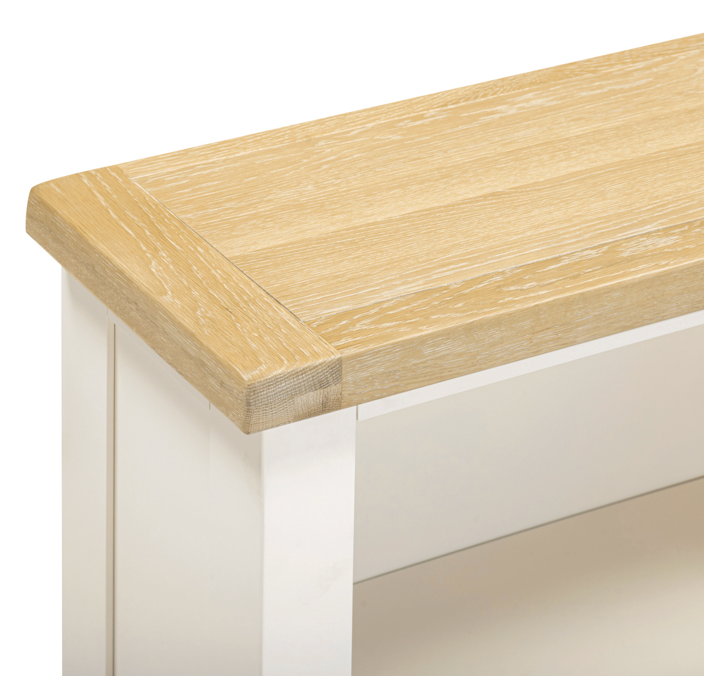 Windi Low Bookcase (Ivory/Oak/Grey)