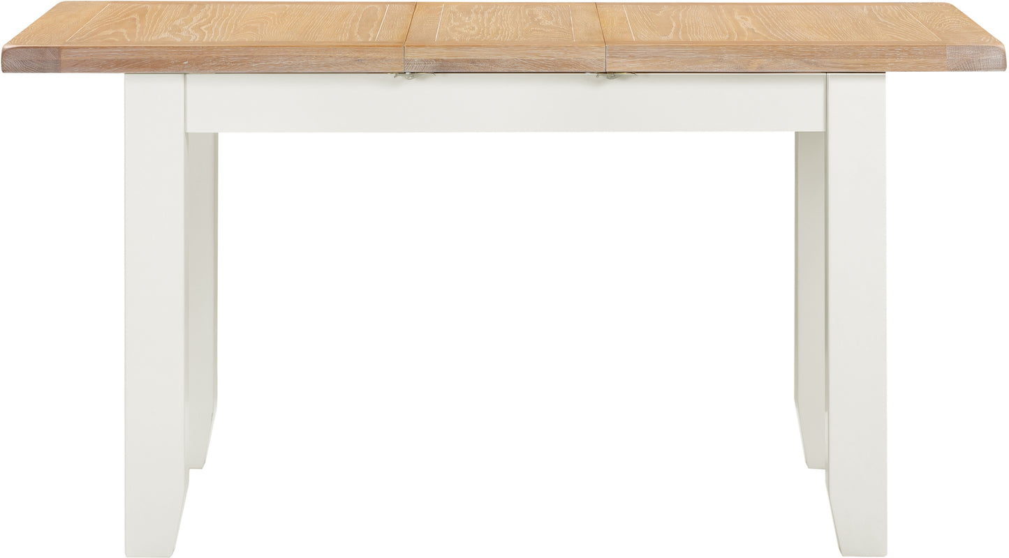 Windi Small Extending Dining Table (Oak/Ivory/Grey)