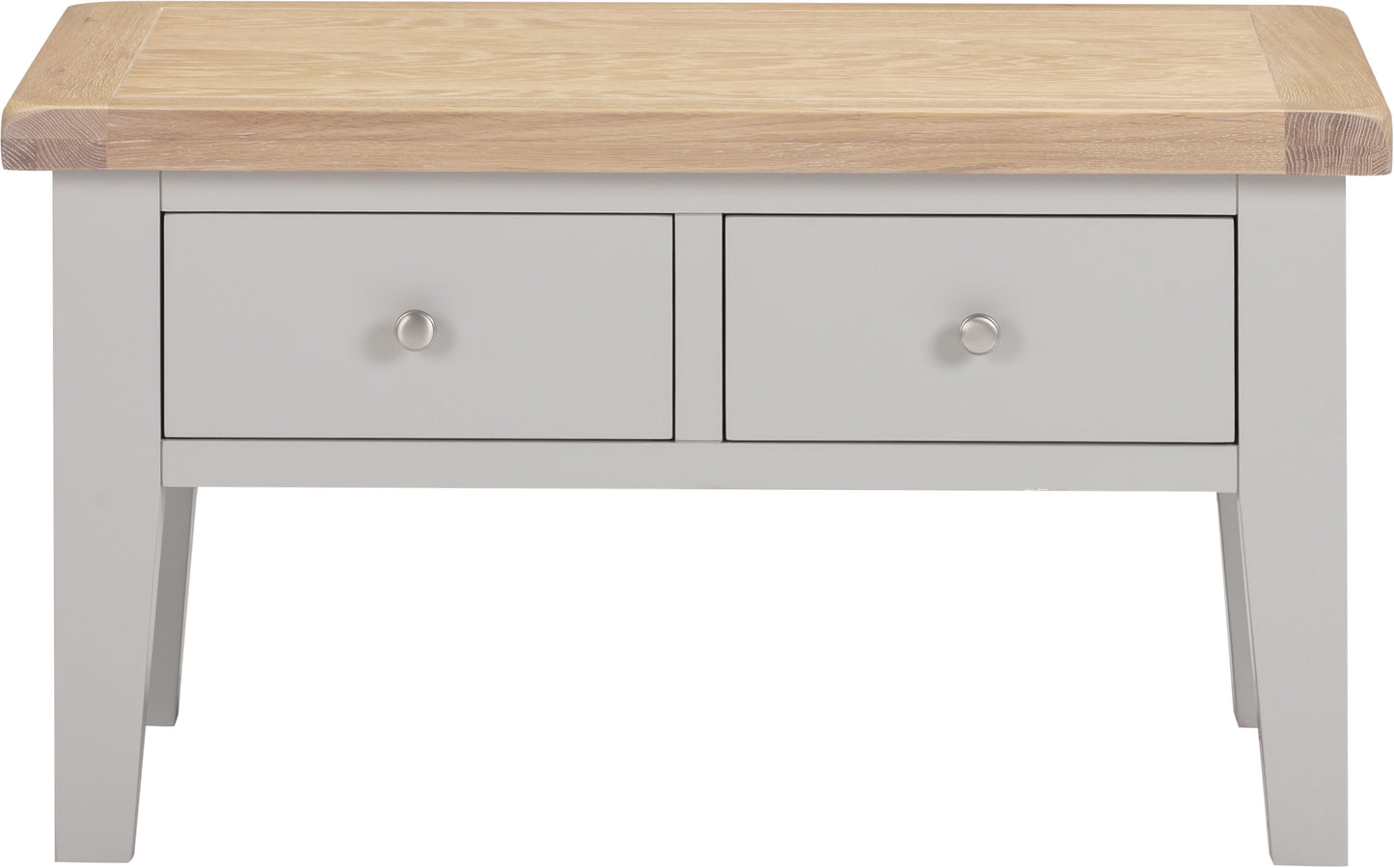 Windi 2 Drawer Coffee Table (Grey/Oak/Ivory)