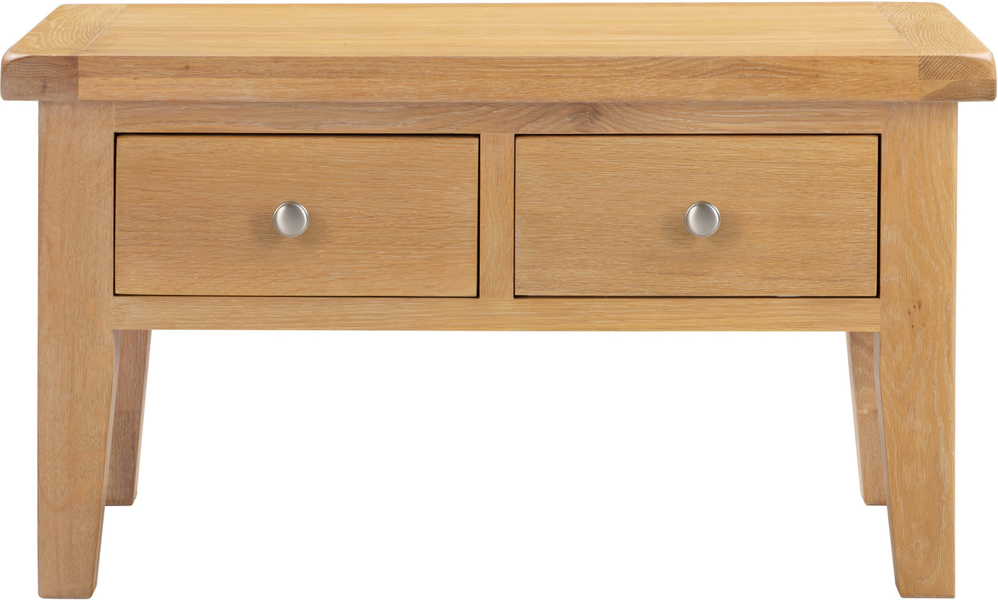 Windi 2 Drawer Coffee Table (Oak/Ivory/Grey)