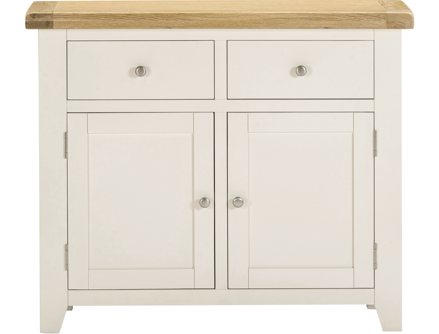 Windi 2 Door 2 Drawer Sideboard (Ivory/Oak/Grey)