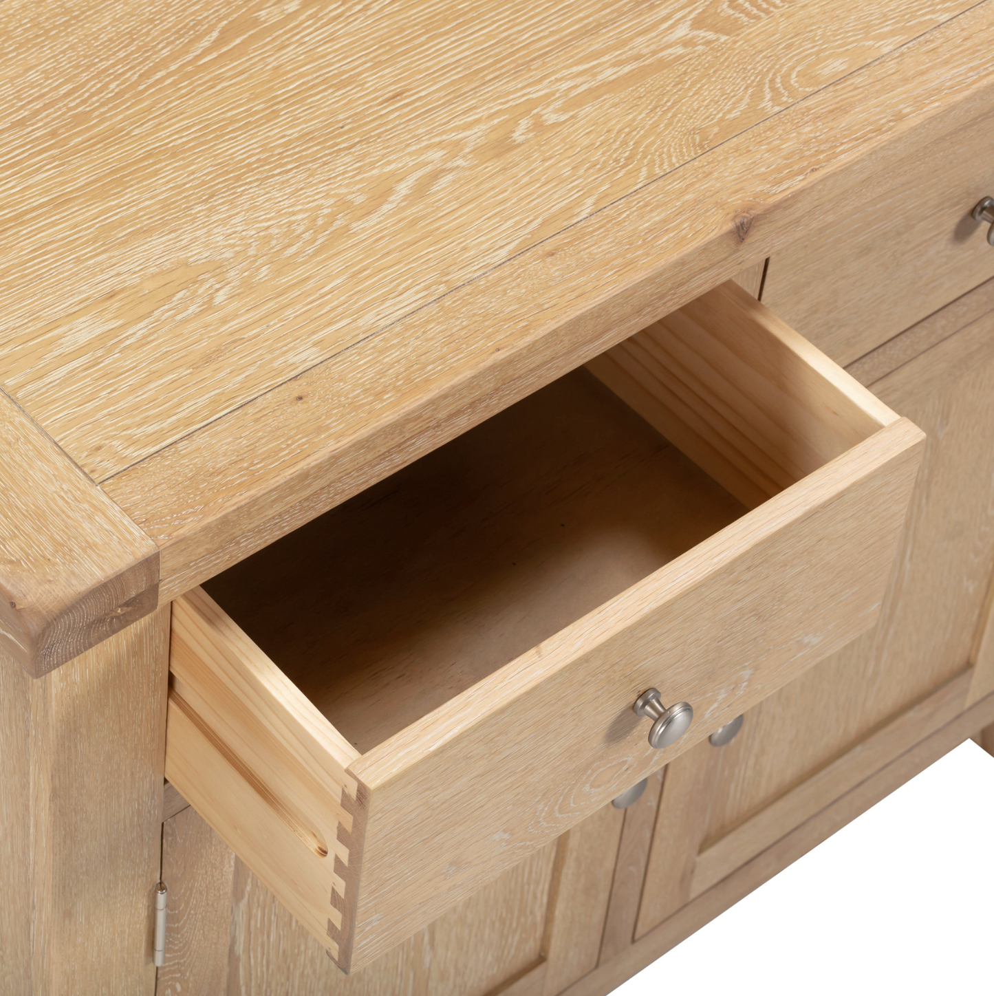 Windi 2 Door 2 Drawer Sideboard (Grey/Oak/Ivory)