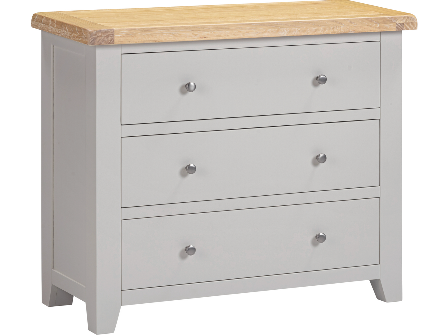 Windi 3 Drawer Chest (Grey/Oak/Ivory) Bedroom / Dressing Tables Sheffield Discount Furniture
