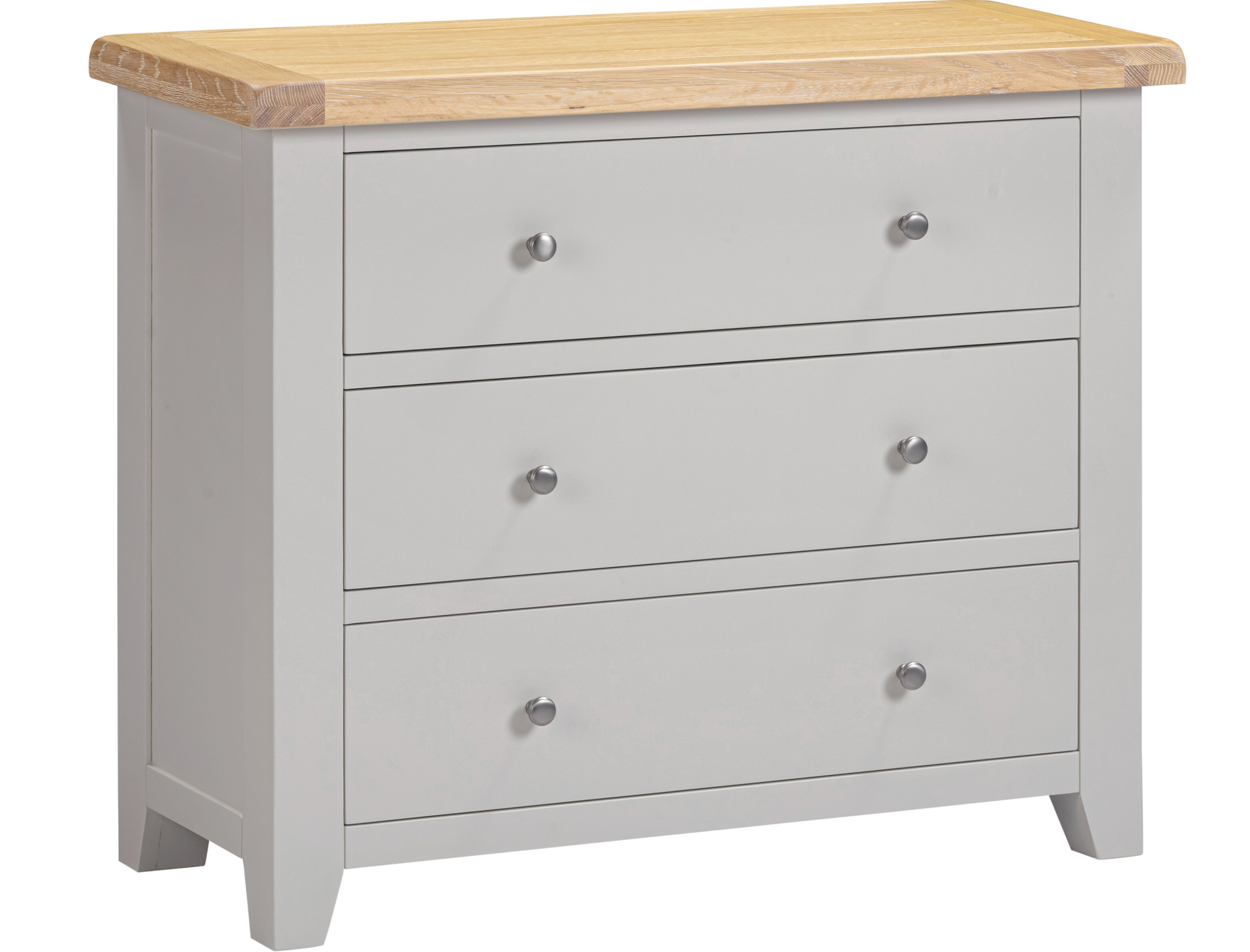 Windi 3 Drawer Chest (Grey/Oak/Ivory) Bedroom / Dressing Tables Sheffield Discount Furniture