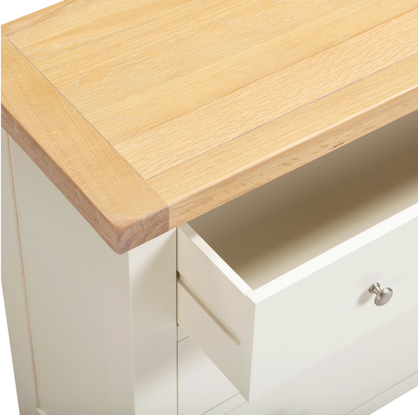 Windi 3 Drawer Chest (Ivory/Oak/Grey) Bedroom / Dressing Tables Sheffield Discount Furniture