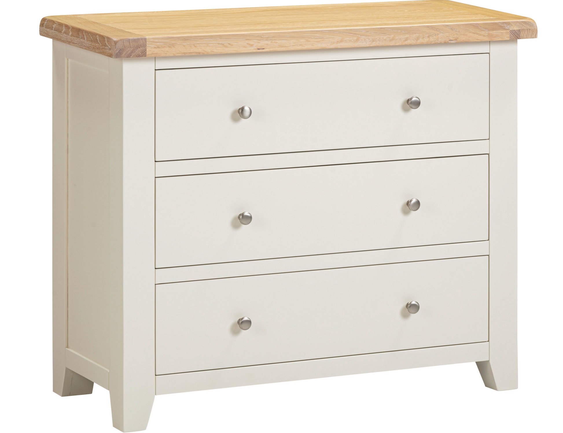 Windi 3 Drawer Chest (Ivory/Oak/Grey) Bedroom / Dressing Tables Sheffield Discount Furniture