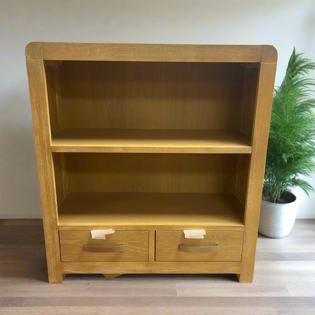 Tennessee Bookcase With Shelves & 2 Drawers Sheffield Discount Furniture