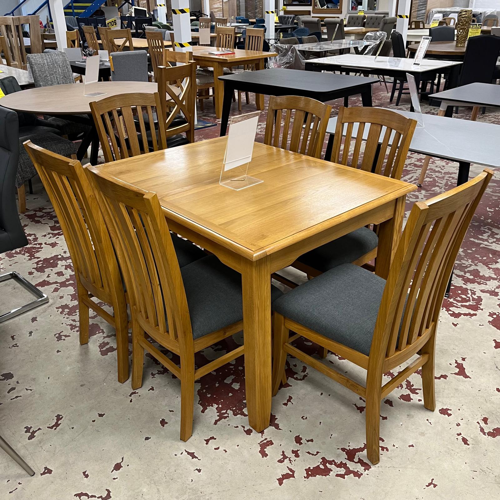 Killkenny Dining Table Extending 1.2M Sheffield Discount Furniture