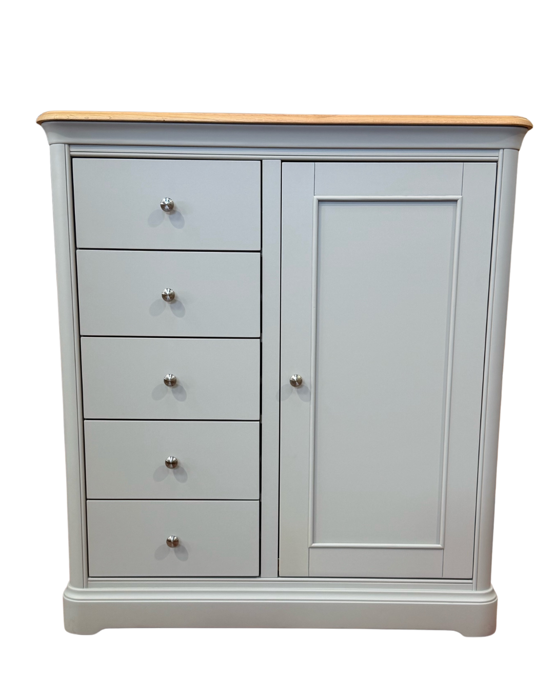 Coniston Gents Chest (5-Drawers+Cupboard)