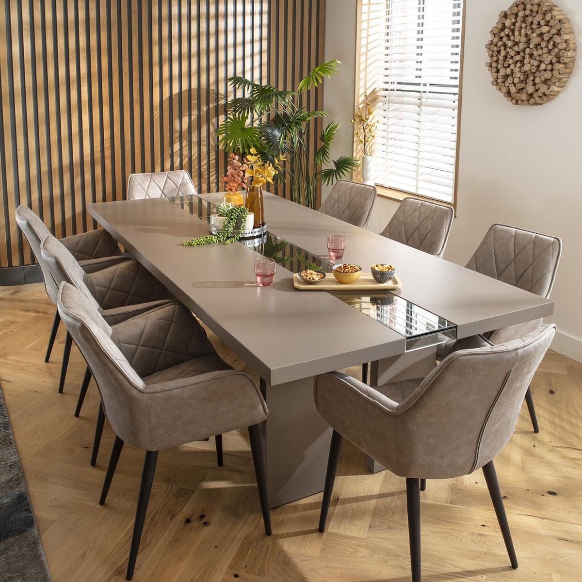 4 Mia Carver Dining Chairs with Arms Light Grey Sheffield Discount Furniture