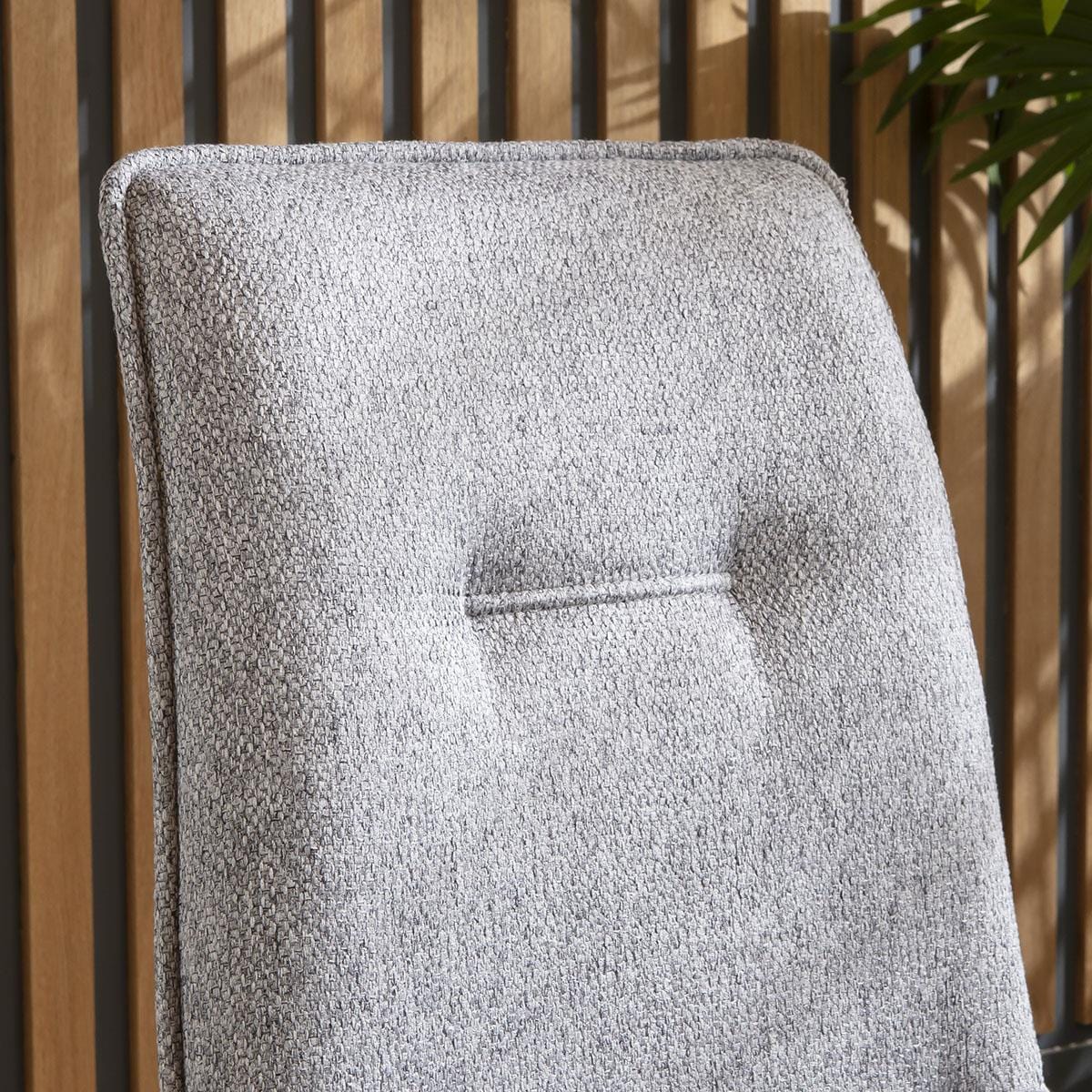 4 Sally Modern Fabric Dining Chairs Grey Sheffield Discount Furniture