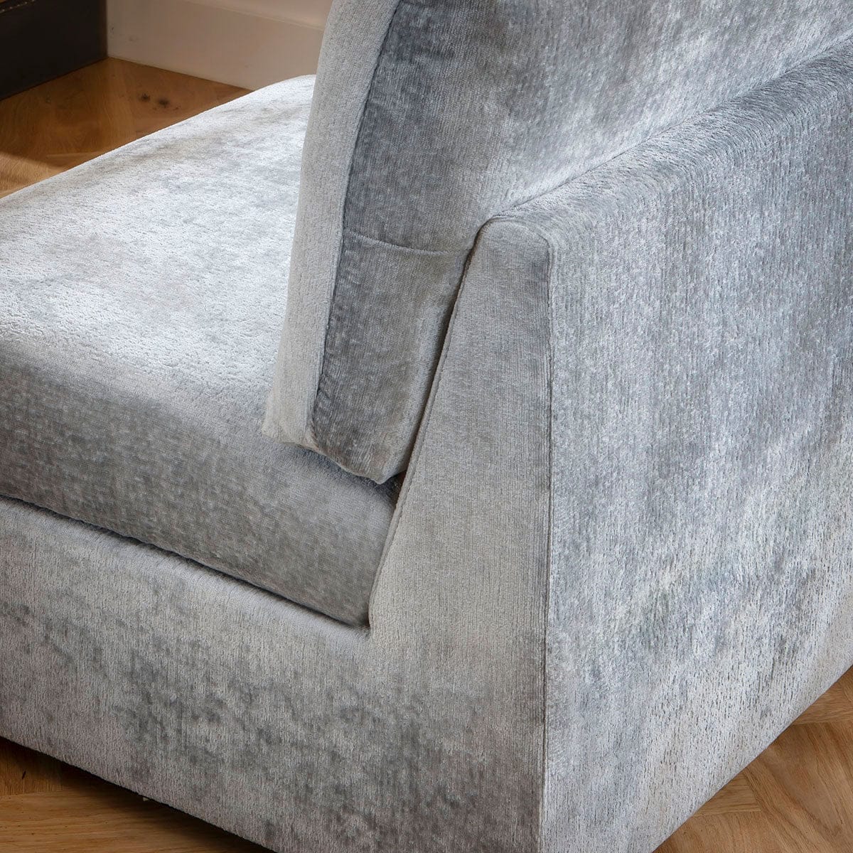 Sophie 4 Seater Modular Sofa Blue Chenille 320x80cm 16