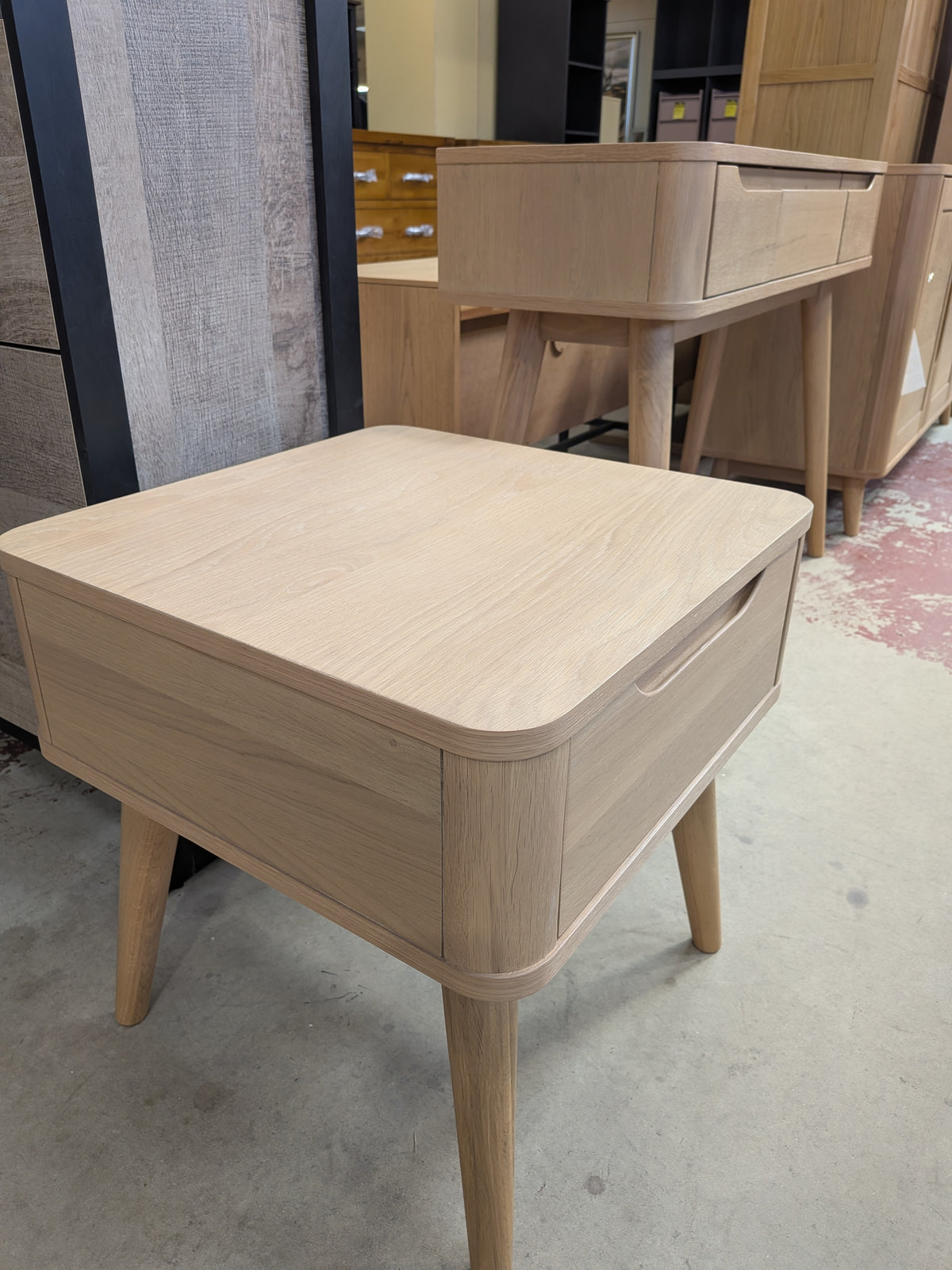 Azora 1 drawer lamp table Sheffield Discount Furniture