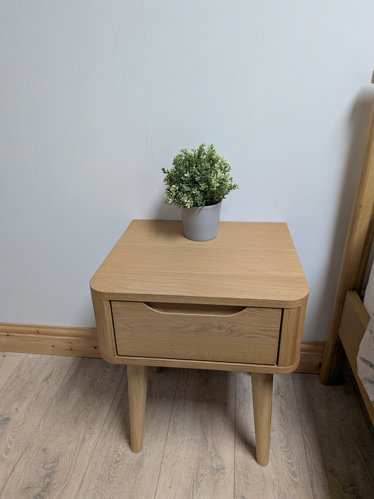 Azora bedside 1 draw Sheffield Discount Furniture