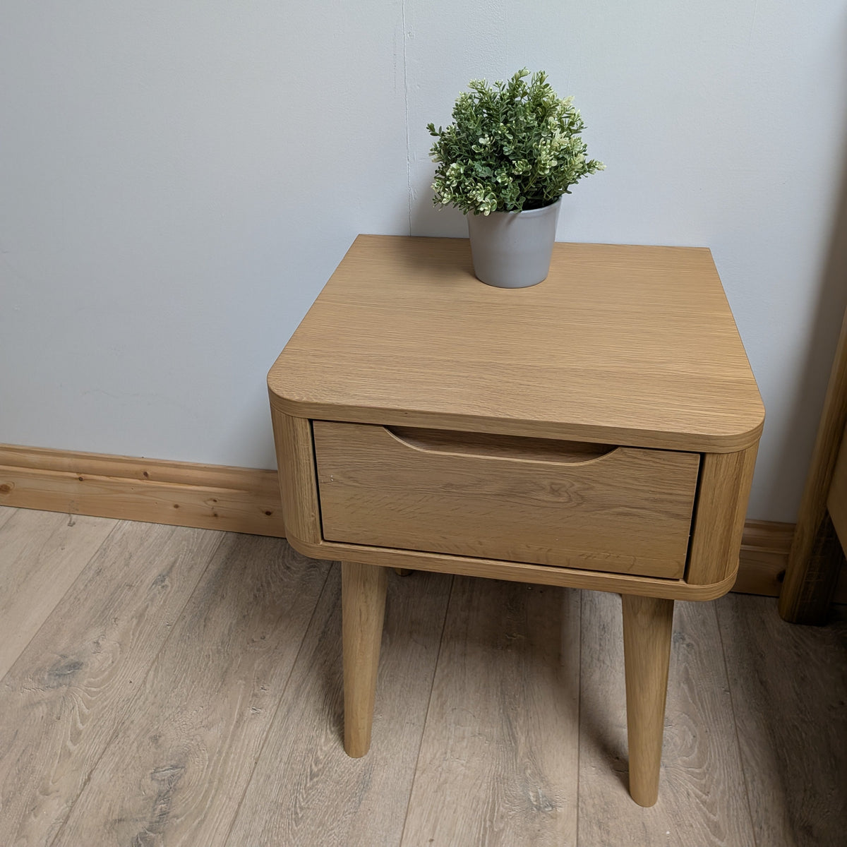 Azora bedside 1 draw Sheffield Discount Furniture
