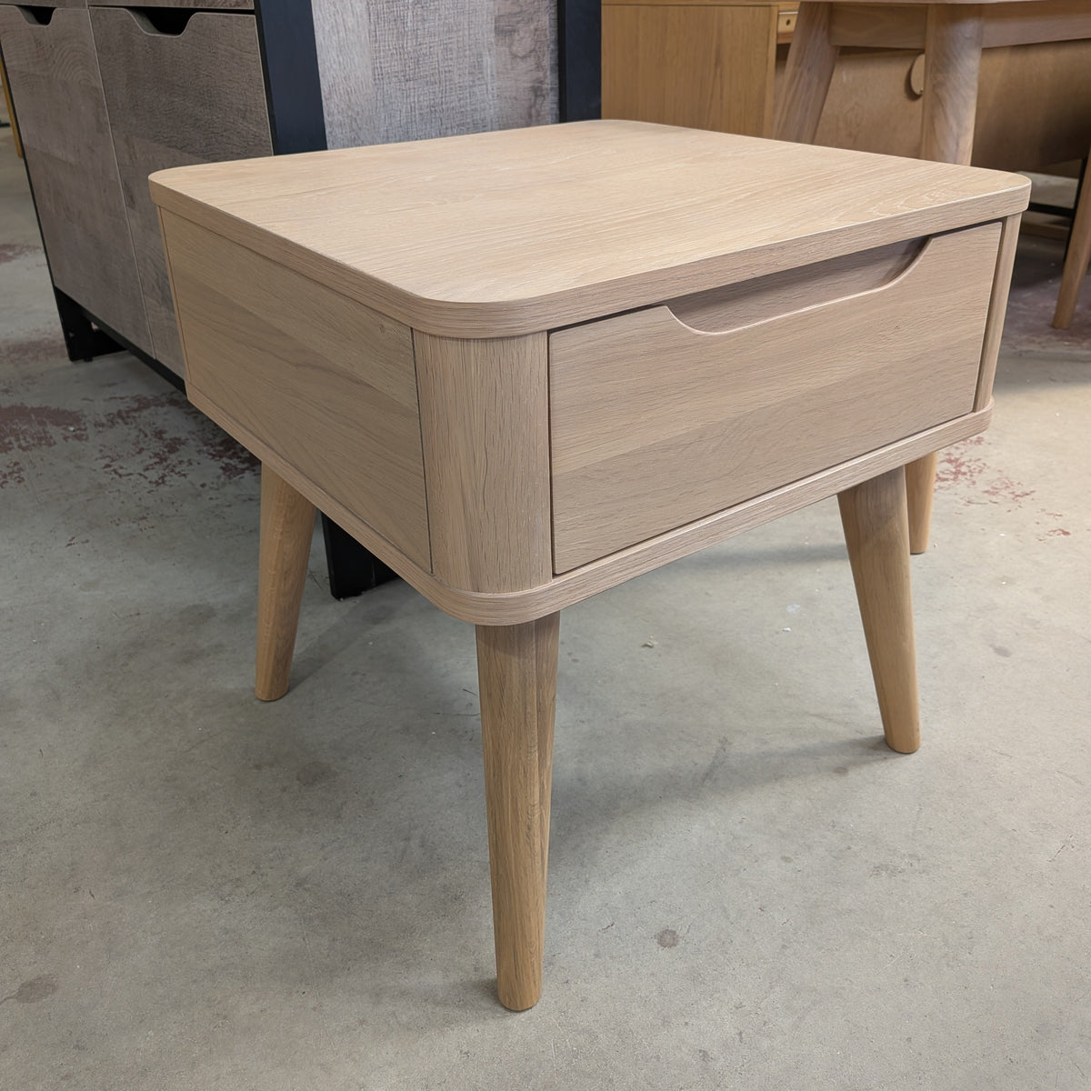 Azora 1 drawer lamp table Sheffield Discount Furniture