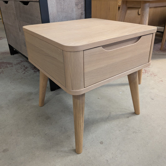 Azora 1 drawer lamp table Sheffield Discount Furniture